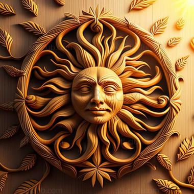 3D model sun (STL)